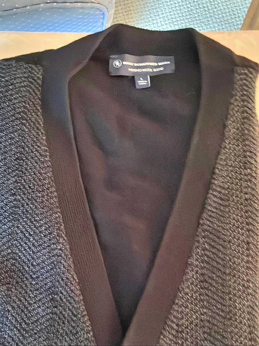 Men’s Hart Schaffner Marx MerinoWool Blend Navy Cardigan